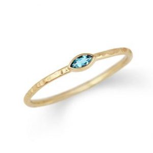 Custom Mothers Stacking Rings | Marquise Birthstone Ring | Yellow Gold, Blue Topaz Ring | Petite Minimalist Ring, Simple Promise Ring | Natural genuine Gemstone rings, simple unique handcrafted gemstone rings. #rings #jewelry #shopping #gift #handmade #fashion #style #affiliate #ad