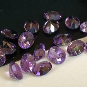 7x9mm African Amethyst Oval Cut Stone Lot, Natural Pointed Back Oval Faceted Amethyst, 18 Cts Loose Purple Amethyst For Jewelry – ANG66 | Natural genuine stones & crystals in various shapes & sizes. Buy raw cut, tumbled, or polished gemstones for making jewelry or crystal healing energy vibration raising reiki stones. #crystals #gemstones #crystalhealing #crystalsandgemstones #energyhealing #affiliate #ad