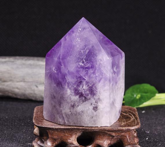 High Quality Natural Clear Amethyst Polished Point/purple Amethyst Tower/purple Crystal Obelisk Ornaments/amethyst Stone Decor-1 Point