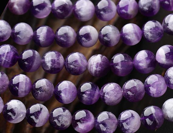 Natural Amethyst Quartz Smooth And Round Beads,4mm-14mm Quartz Wholesale Beads Supply,15 Inches One Strand