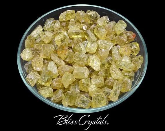 Yellow Apatite 10 Gm Parcel Rough Crystal Points N Pieces Healing Crystals And Stones #ya22