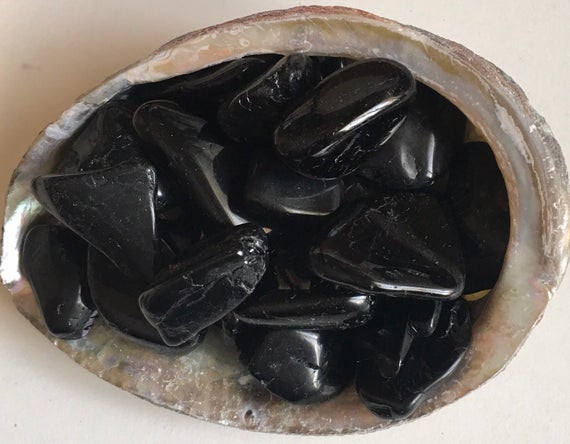 Black Tourmaline Tiny/small Stone, Healing Stones, Healing Crystal, Chakra Stones, Spiritual Stone, Gemstone