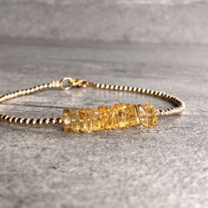 Citrine Bracelet | Crystal Bracelets for Women | Yellow Citrine Jewelry | Custom Jewelry Size 6 7 8 9 Inches | Natural genuine Citrine bracelets. Buy crystal jewelry, handmade handcrafted artisan jewelry for women.  Unique handmade gift ideas. #jewelry #beadedbracelets #beadedjewelry #gift #shopping #handmadejewelry #fashion #style #product #bracelets #affiliate #ad