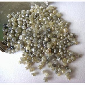 Shop Diamond Chip & Nugget Beads! 10 Pieces 3mm To 4mm Raw Rough Smooth Light Yellow Grey Earth Mined Loose Diamond For Jewelry, D41 | Natural genuine chip Diamond beads for beading and jewelry making.  #jewelry #beads #beadedjewelry #diyjewelry #jewelrymaking #beadstore #beading #affiliate #ad