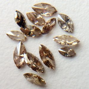 Shop Diamond Bead Shapes! Natural Marquise Cut Diamond for Engagement Ring, 2x4mm-2.5x5mm Faceted Diamond, Brown Marquise Shape Diamond for Jewelry (1Pc-5Pcs)-PUSPD35 | Natural genuine other-shape Diamond beads for beading and jewelry making.  #jewelry #beads #beadedjewelry #diyjewelry #jewelrymaking #beadstore #beading #affiliate #ad