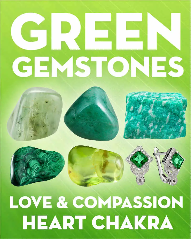 Green Gemstones Chart