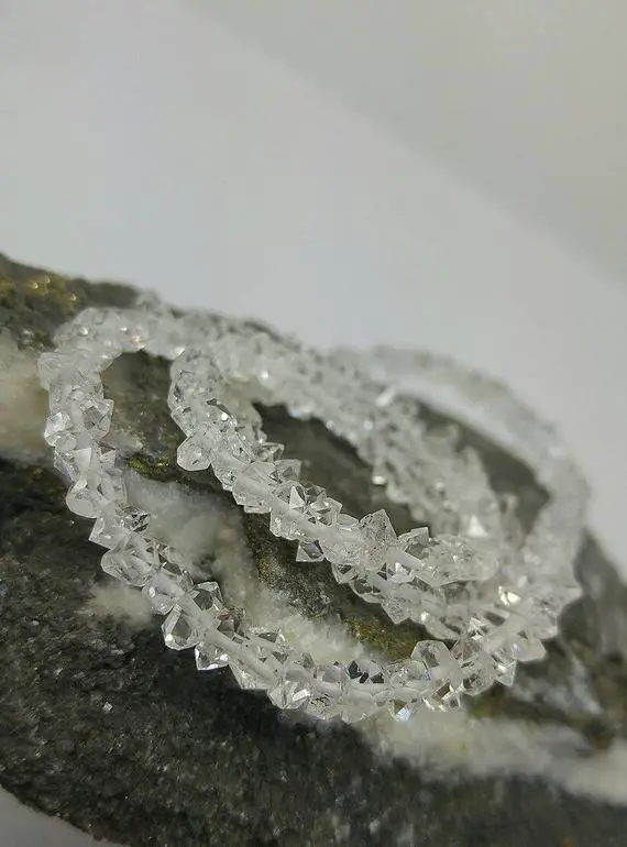 Herkimer Diamond Bracelet - Handmade Choose Size