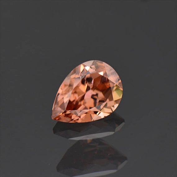 Sale! Lovely Peach Champagne Zircon Gemstone From Tanzania 2.14 Cts.