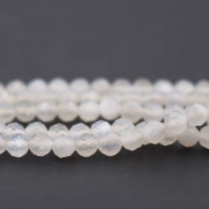 Shop Moonstone Faceted Beads! 2mm 3mm Natural White Moonstone Faceted Small Size Loose  Beads, Small Size Beads Wholesale Bulk supply,15 inches one starand | Natural genuine faceted Moonstone beads for beading and jewelry making.  #jewelry #beads #beadedjewelry #diyjewelry #jewelrymaking #beadstore #beading #affiliate #ad