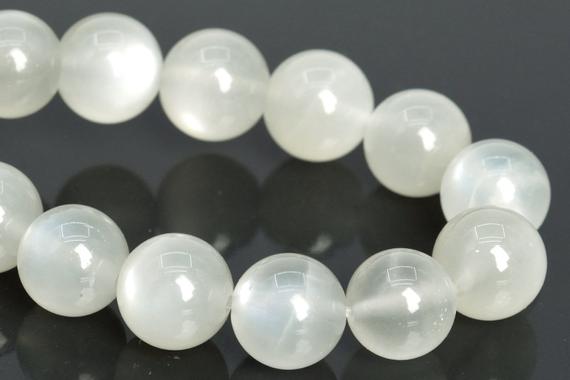 9mm White Flash Milky Moonstone Beads Grade Aa Genuine Natural Gemstone Half Strand Round Loose Beads 7" Bulk Lot Options (108283h-2632)