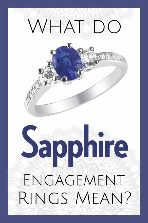 What Do Blue Sapphire Engagement Rings Mean? - Blue sapphires represent wisdom, self-discipline, and clarity of thought and communication. If you want to maintain a peaceful life and marriage, a sapphire engagement ring could be perfect for you.
 Click to learn what all the engagement ring gemstones mean! #weddings #engagementrings #bridal #rings