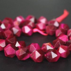 Natural Red Tigereye Faceted Nugget Beads,6mm/8mm/10mm/12mm Faceted Red Tigereye Nugget Beads,15 inches one starand | Natural genuine chip Tiger Eye beads for beading and jewelry making.  #jewelry #beads #beadedjewelry #diyjewelry #jewelrymaking #beadstore #beading #affiliate #ad