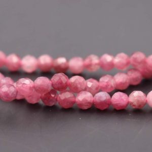 Shop Tourmaline Faceted Beads! 5mm Natural  Red Tourmaline Faceted Small Size Beads,5mm Small Size Beads Wholesale Bulk supply,15 inches one starand | Natural genuine faceted Tourmaline beads for beading and jewelry making.  #jewelry #beads #beadedjewelry #diyjewelry #jewelrymaking #beadstore #beading #affiliate #ad