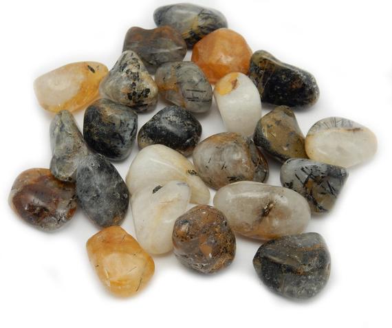 Rutilated Crystal Quartz Tumbled Stone (rk37b6-06)