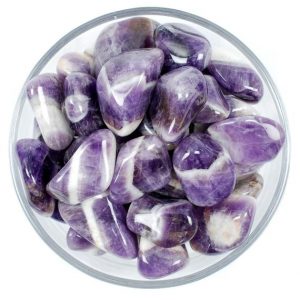 Shop Tumbled Amethyst Crystals & Pocket Stones! Amethyst Chevron Tumbled Stone, Amethyst Chevron, Tumbled Stones, Stones, Crystals, Rocks, Gifts, Gemstones, Gems, Zodiac Crystals, Healing | Natural genuine stones & crystals in various shapes & sizes. Buy raw cut, tumbled, or polished gemstones for making jewelry or crystal healing energy vibration raising reiki stones. #crystals #gemstones #crystalhealing #crystalsandgemstones #energyhealing #affiliate #ad