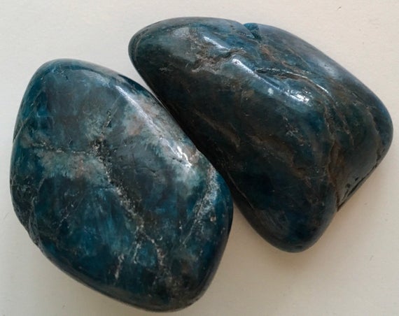 Blue Apatite Premium Tumbled Stone, Healing Stone, Healing Crystal, Chakra Stones, Spiritual Stone, Gemstone