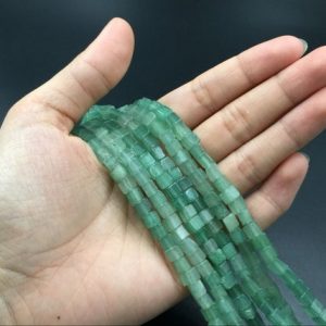 Shop Aventurine Bead Shapes! Green Aventurine Beads Cube Beads Square Beads Tube Beads Natural Green Gemstone Beads 4mm Cube Beads Jewelry Supplies bulk wholesale | Natural genuine other-shape Aventurine beads for beading and jewelry making.  #jewelry #beads #beadedjewelry #diyjewelry #jewelrymaking #beadstore #beading #affiliate #ad