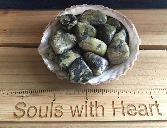 Nephrite Jade Small Tumbled Stone, Dream Stone, Harmonizing, Healing Stone, Meditation, Healing Crystal, Chakra Stone, Spiritual Stone