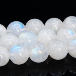 Shop Moonstone Round Beads! 5MM Rainbow Moonstone Beads Indian Grade A Genuine Natural Gemstone Round Loose Beads 15" Bulk Lot Options (109093) | Natural genuine round Moonstone beads for beading and jewelry making.  #jewelry #beads #beadedjewelry #diyjewelry #jewelrymaking #beadstore #beading #affiliate #ad