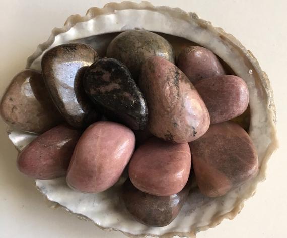 Rhodonite Healing Stones From Brazil, Healing Crystal,chakra Stone, Spiritual Stone