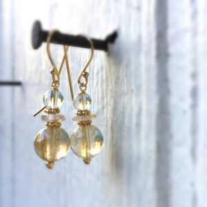 Shop Rutilated Quartz Earrings! Gold Rutilated Quartz Earrings – Gemstone Jewellery – Vogue – Fashion Jewelry | Natural genuine Rutilated Quartz earrings. Buy crystal jewelry, handmade handcrafted artisan jewelry for women.  Unique handmade gift ideas. #jewelry #beadedearrings #beadedjewelry #gift #shopping #handmadejewelry #fashion #style #product #earrings #affiliate #ad