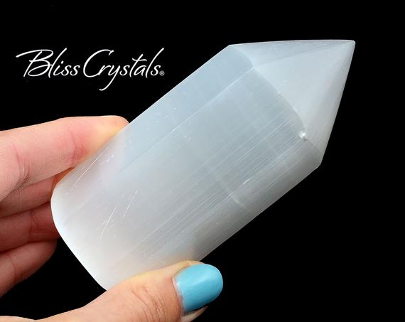 1 Selenite Generator Natural Stone Healing Crystal And Stone For Cleansing #sg37