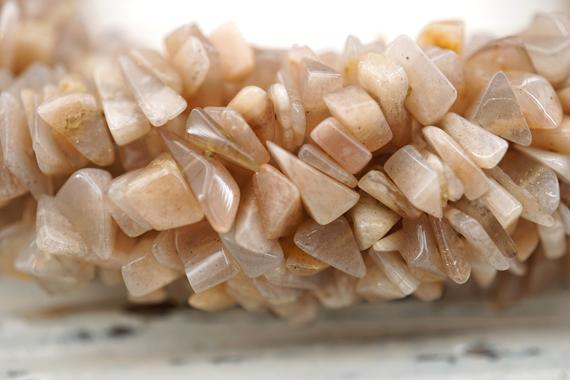 African Sunstone Small Chips Beads 4-7.5mm (etb01352) Unique Jewelry/vintage Jewelry/gemstone Necklace