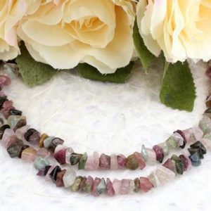 Shop Tourmaline Chip & Nugget Beads! Tourmaline chips beads (ETB00303) Unique jewelry/Vintage jewelry/Gemstone necklace | Natural genuine chip Tourmaline beads for beading and jewelry making.  #jewelry #beads #beadedjewelry #diyjewelry #jewelrymaking #beadstore #beading #affiliate #ad