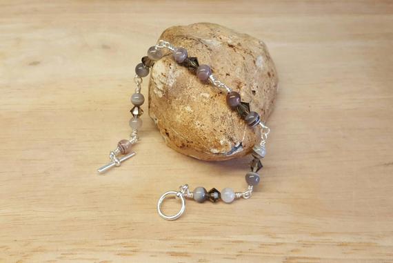 Brown Botswana Agate Bracelet. Crystal Reiki Jewelry Uk. Gemini Jewelry. Silver Plated  Wire Wrapped Bracelet. Bracelets For Women