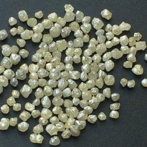 Shop Diamond Round Beads! 2.5-5.5mm Light Champagne Round Raw Diamond, Light Champagne Rough Diamond, Uncut Diamond, Loose Diamond, Conflict Free Diamond (1Ct To 5CT) | Natural genuine round Diamond beads for beading and jewelry making.  #jewelry #beads #beadedjewelry #diyjewelry #jewelrymaking #beadstore #beading #affiliate #ad