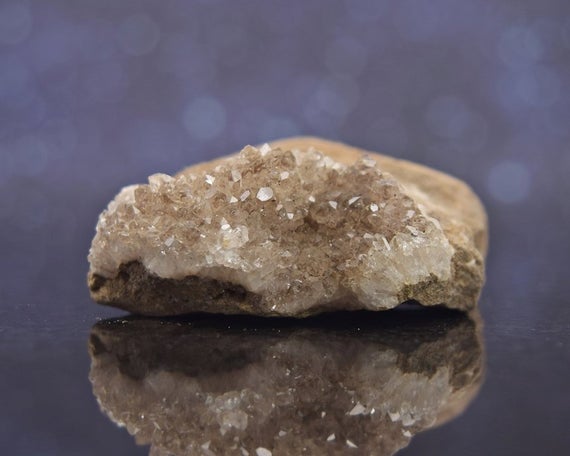Druzy Herkimer Diamond Quartz Crystals Cluster From New York | 1.8" | 24.9 Grams