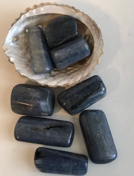 Kyanite Premium Tumbled Stone,healing Stone, Healing Crystal, Spiritual Stone, Meditation, Tumbled Stone