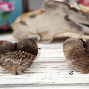 Wood Opalite/ Petrified Wood heart shape pendant (ETP00356) Unique jewelry/Vintage jewelry/Gemstone pendants | Natural genuine other-shape Petrified Wood beads for beading and jewelry making.  #jewelry #beads #beadedjewelry #diyjewelry #jewelrymaking #beadstore #beading #affiliate #ad