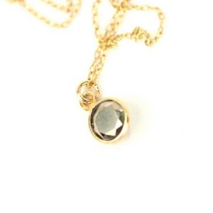 Shop Pyrite Necklaces! Pyrite necklace, tiny necklace, dainty golf necklace, everyday necklace, a tiny gold vermeil bezel set pyrite gem on a 14k gold filled chain | Natural genuine Pyrite necklaces. Buy crystal jewelry, handmade handcrafted artisan jewelry for women.  Unique handmade gift ideas. #jewelry #beadednecklaces #beadedjewelry #gift #shopping #handmadejewelry #fashion #style #product #necklaces #affiliate #ad