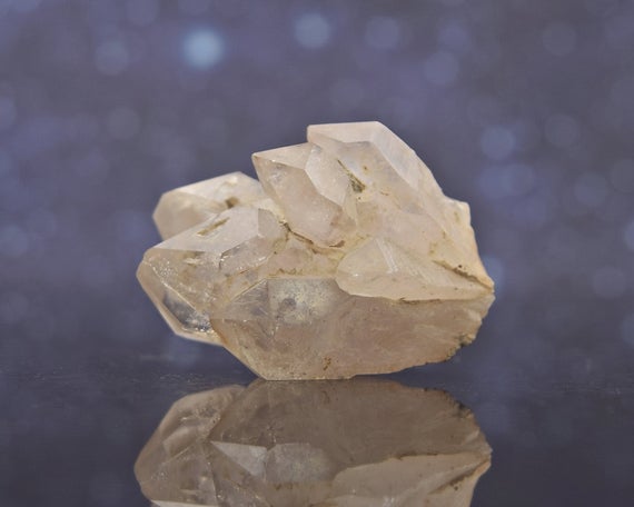 Frosted Skeletal Brandberg Quartz Cluster From Namibia | 1.53" | 22.2 Grams