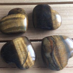 Shop Tiger Eye Shapes! Tiger's Eye Gemstone Puffy Heart, Healing Stone, Healing Crystals,Chakra Stone, Spiritual Stone | Natural genuine stones & crystals in various shapes & sizes. Buy raw cut, tumbled, or polished gemstones for making jewelry or crystal healing energy vibration raising reiki stones. #crystals #gemstones #crystalhealing #crystalsandgemstones #energyhealing #affiliate #ad