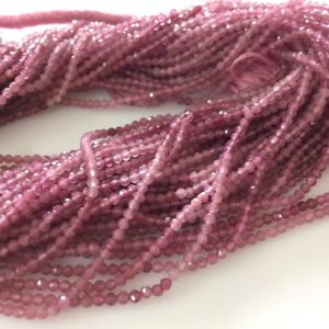 Shop Pink Tourmaline Faceted Beads! 2mm Pink Tourmaline Rondelle Beads, Faceted Pink Tourmaline Rondelles, Pink Tourmaline Round Beads, 13 Inch Strand, GDS1114 | Natural genuine faceted Pink Tourmaline beads for beading and jewelry making.  #jewelry #beads #beadedjewelry #diyjewelry #jewelrymaking #beadstore #beading #affiliate #ad