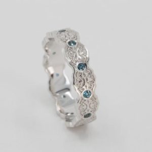 Shop Alexandrite Rings! Alexandrite Ring, Alexandrite Wedding Band, Gold Wedding Band Alexandrites, Birthstone Wedding Ring, Alexandrites Ring,Alexandrite | Natural genuine Alexandrite rings, simple unique alternative gemstone engagement rings. #rings #jewelry #bridal #wedding #jewelryaccessories #engagementrings #weddingideas #affiliate #ad