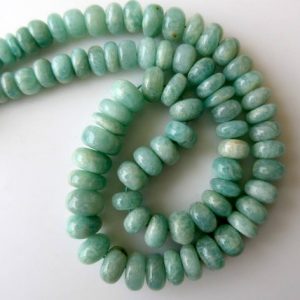 Shop Amazonite Rondelle Beads! Amazonite Rondelle Beads, Smooth Amazonite Rondelle Beads, 7mm to 12mm Beads, 18 Inch Strand, GDS658 | Natural genuine rondelle Amazonite beads for beading and jewelry making.  #jewelry #beads #beadedjewelry #diyjewelry #jewelrymaking #beadstore #beading #affiliate #ad