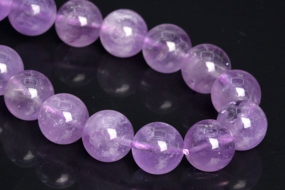 10mm Translucent Deep Lavender Amethyst Beads Aaa Genuine Natural Gemstone Half Strand Round Loose Bead 7.5" Bulk Lot Options (109506h-2989)