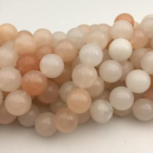Pink Aventurine Smooth Round Beads 6mm 8mm 10mm 12mm 15.5" Strand | Natural genuine beads Gemstone beads for beading and jewelry making.  #jewelry #beads #beadedjewelry #diyjewelry #jewelrymaking #beadstore #beading #affiliate #ad