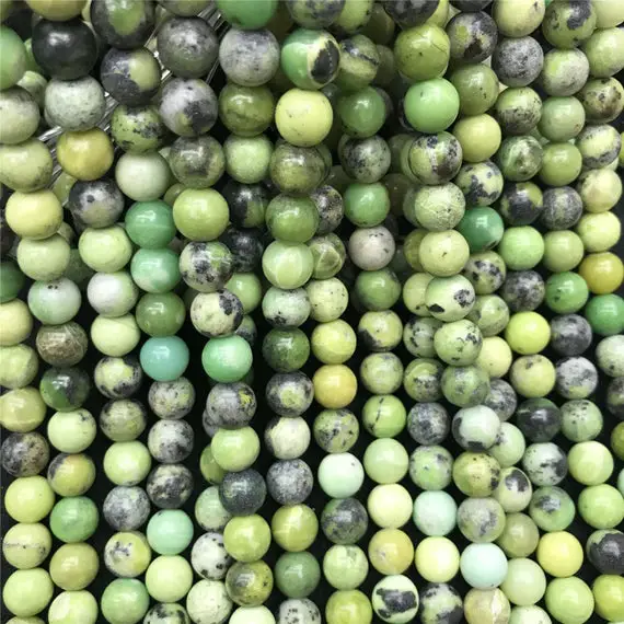 10mm Chrysoprase Beads, Round Gemstone Beads, Wholesale Beads