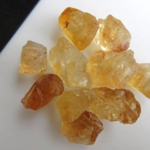 Shop Citrine Chip & Nugget Beads! 10 Pieces Raw Rough Loose Natural Citrine Gemstone Loose, 13mm to 22mm Citrine Cabochons Loose Gem Stone, BB482 | Natural genuine chip Citrine beads for beading and jewelry making.  #jewelry #beads #beadedjewelry #diyjewelry #jewelrymaking #beadstore #beading #affiliate #ad