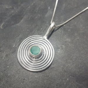 Shop Emerald Pendants! Infinity Pendant, Emerald Pendant, Vintage Pendant, May Birthstone, Natural Emerald, Swirl Pendant, Round Pendant, Solid Silver Pendant | Natural genuine Emerald pendants. Buy crystal jewelry, handmade handcrafted artisan jewelry for women.  Unique handmade gift ideas. #jewelry #beadedpendants #beadedjewelry #gift #shopping #handmadejewelry #fashion #style #product #pendants #affiliate #ad