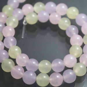 Mixcolor Jade Smooth Round Beads,4mm/6mm/8mm/10mm/12mm/14mm Candy Jade Beads Supply,15 inches one starand | Natural genuine round Gemstone beads for beading and jewelry making.  #jewelry #beads #beadedjewelry #diyjewelry #jewelrymaking #beadstore #beading #affiliate #ad