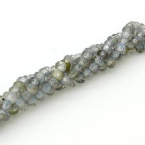 Shop Labradorite Faceted Beads! Natural Labradorite, Gorgeous Labradorite Faceted Rondelle Loose Gemstone Beads 2mm x 3mm, 3mm x 4mm | Natural genuine faceted Labradorite beads for beading and jewelry making.  #jewelry #beads #beadedjewelry #diyjewelry #jewelrymaking #beadstore #beading #affiliate #ad