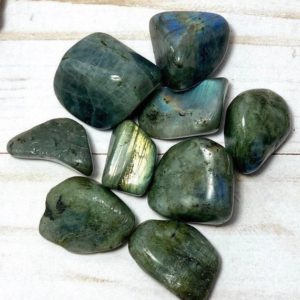 Labradorite Tumbled Stones | Natural genuine stones & crystals in various shapes & sizes. Buy raw cut, tumbled, or polished gemstones for making jewelry or crystal healing energy vibration raising reiki stones. #crystals #gemstones #crystalhealing #crystalsandgemstones #energyhealing #affiliate #ad