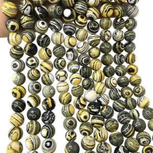 Shop Malachite Round Beads! 10mm Malachite Beads, Round Gemstone Beads, Wholesale Beads | Natural genuine round Malachite beads for beading and jewelry making.  #jewelry #beads #beadedjewelry #diyjewelry #jewelrymaking #beadstore #beading #affiliate #ad
