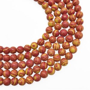 Shop Malachite Round Beads! 10mm Red Malachite Beads, Round Gemstone Beads, Wholesale Beads | Natural genuine round Malachite beads for beading and jewelry making.  #jewelry #beads #beadedjewelry #diyjewelry #jewelrymaking #beadstore #beading #affiliate #ad
