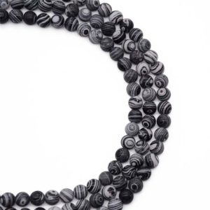 Shop Malachite Round Beads! 8mm Black Malachite Beads, Round Gemstone Beads, Wholesale Beads | Natural genuine round Malachite beads for beading and jewelry making.  #jewelry #beads #beadedjewelry #diyjewelry #jewelrymaking #beadstore #beading #affiliate #ad